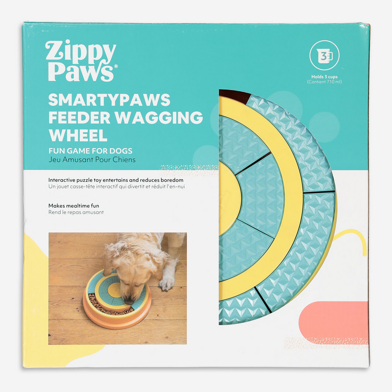 SmartyPaws Puzzler Feeder Bowl - Wagging Wheel 智力慢食碗