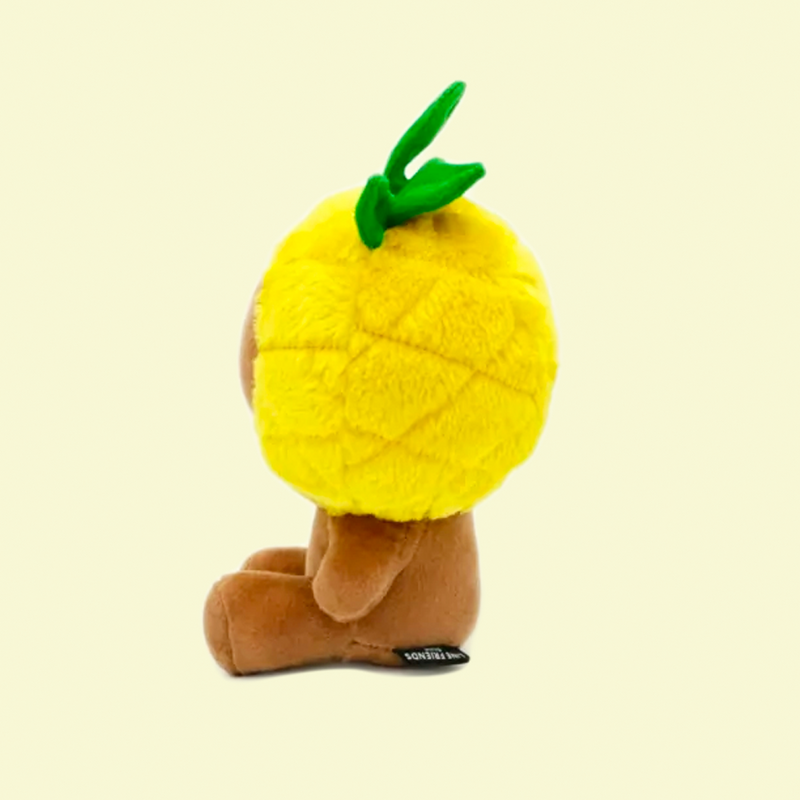 LINE FRIENDS Brown Plush - Pineapple Party 狗玩具