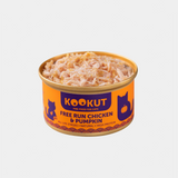 Kookut Free Run Chicken & Pumpkin Complementary Wet Cat Food 放養雞南瓜副食罐 70g