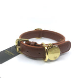 Leather Collar with Tag