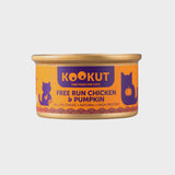 Kookut Free Run Chicken & Pumpkin Complementary Wet Cat Food 放養雞南瓜副食罐 70g