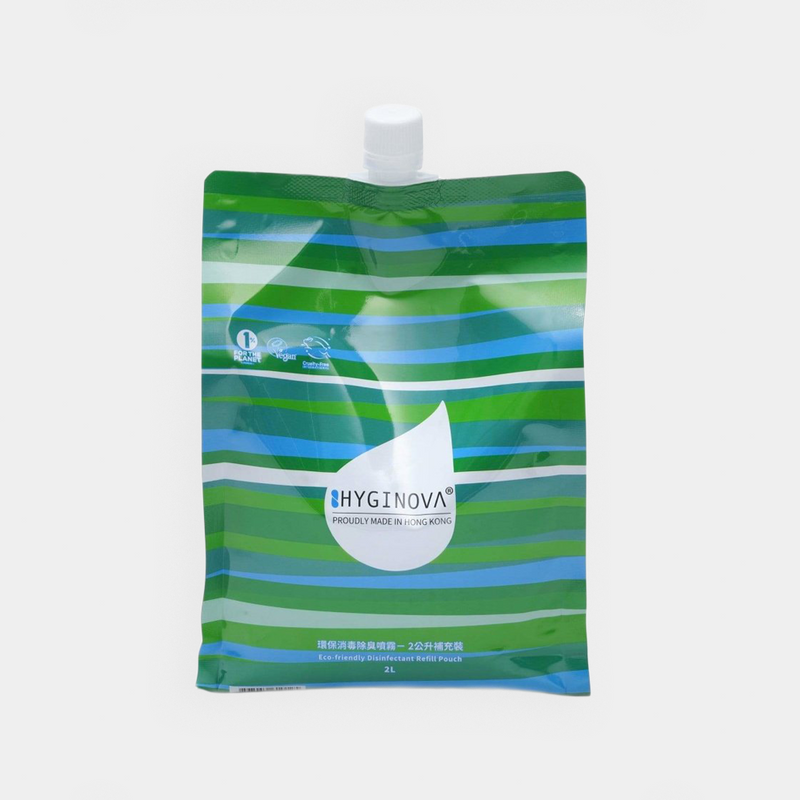 HYGINOVA 環保消毒除臭噴霧 2公升補充裝（袋裝）/ Disinfectant Refill 2L