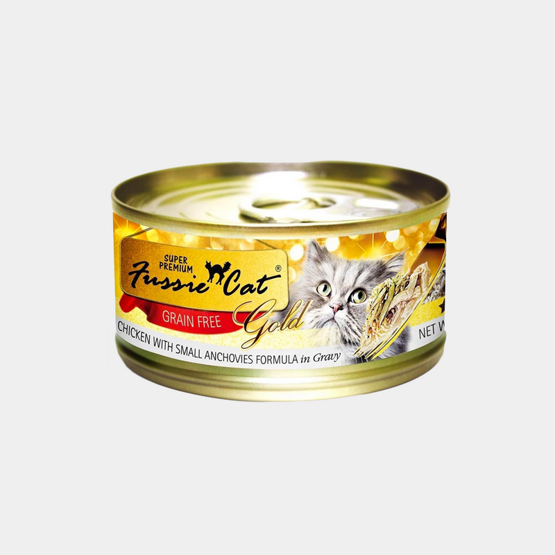 Chicken with Small Anchovies Wet Car Food 雞肉小銀魚貓罐頭 80g
