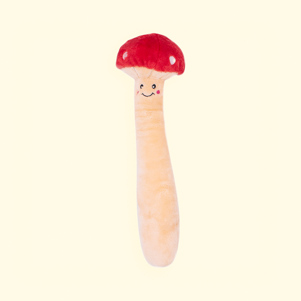 Jigglerz Dog Toy  - Mushroom