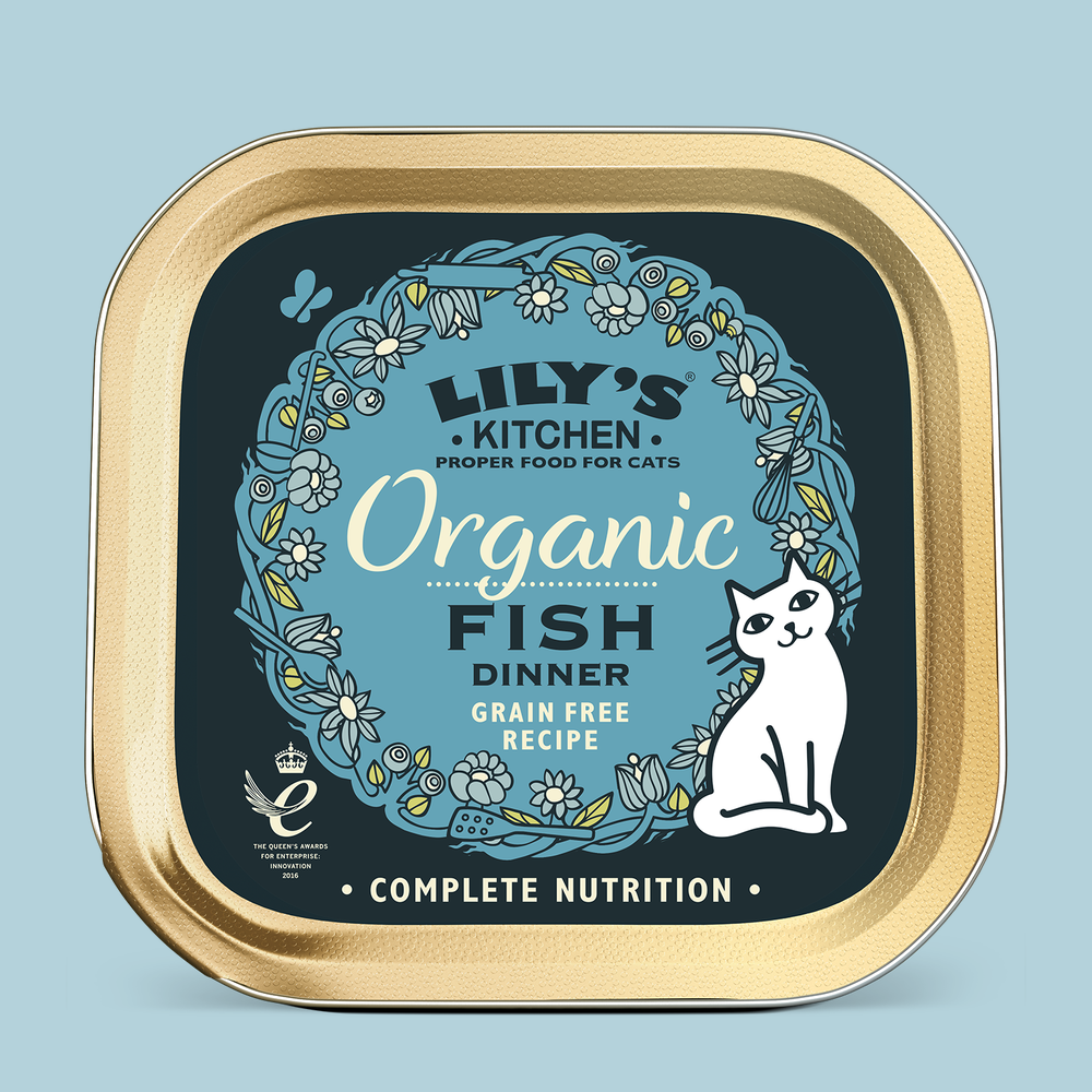 Organic Fish Dinner Wet Cat Food 85G Pawtners