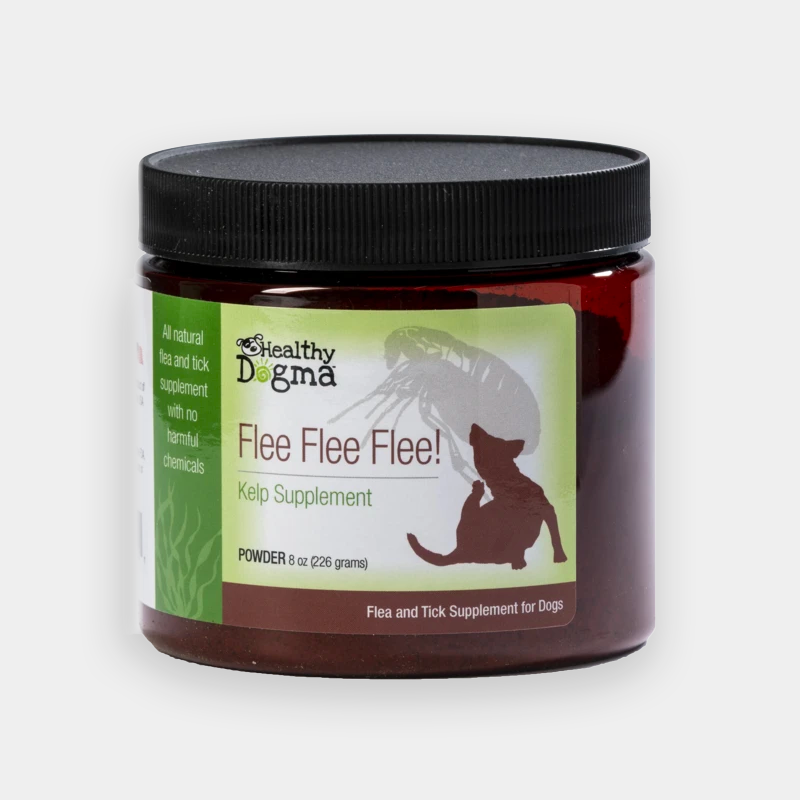 Flee Flea Flee Natural Yeast & Garlic Formula Dog Supplements 8 oz