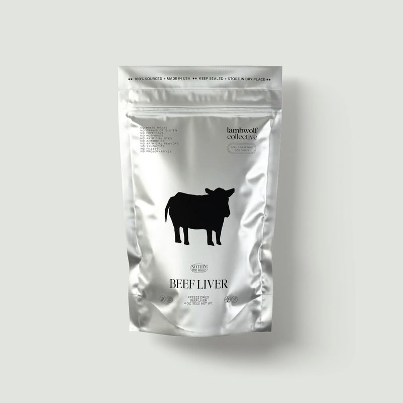 LAMBWOLF PANTRY BEEF LIVER FREEZE DRIED USDA MEAT