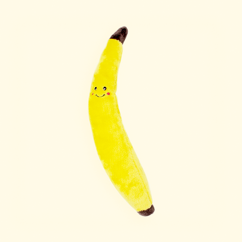 Jigglerz Dog Toy  - Banana