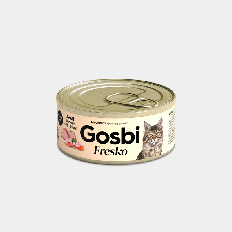 FRESKO CAT TURKEY WITH HAM Canned Cat Food 火雞和火腿貓罐頭70g