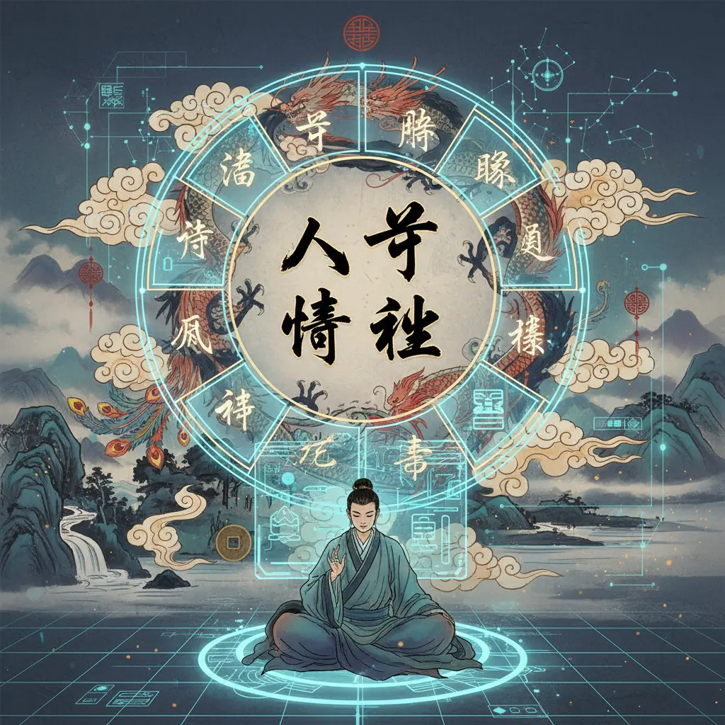 八字命理 - 八字排盤