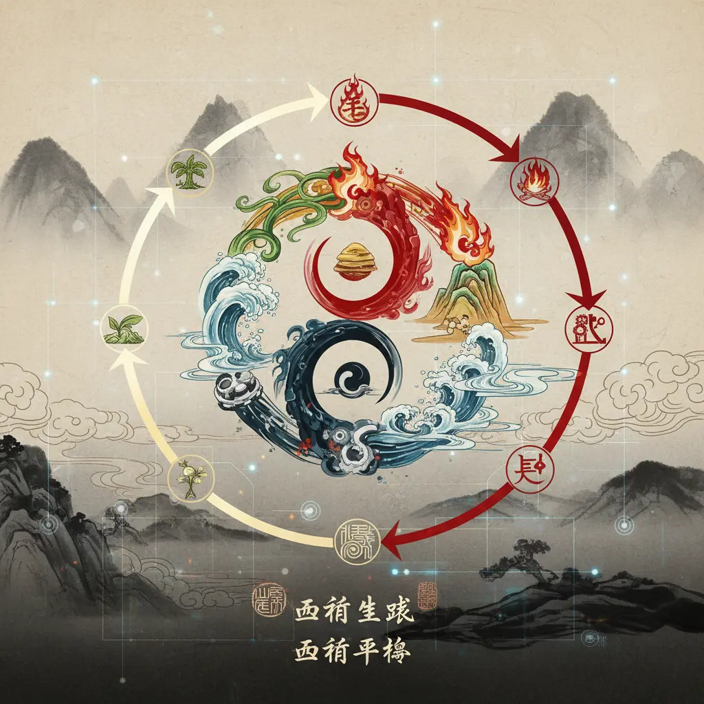 五行平衡 - 五行生剋