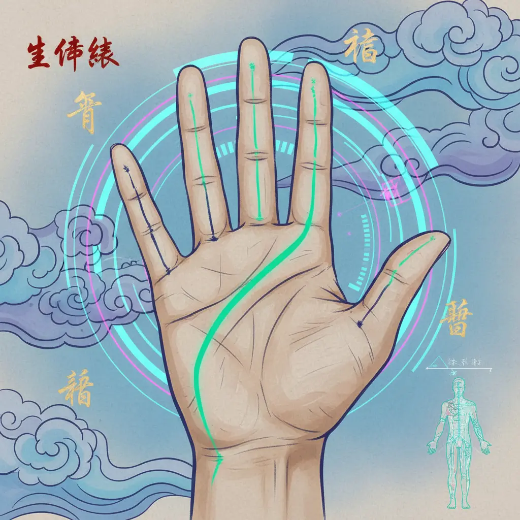 手相學 - 生命線