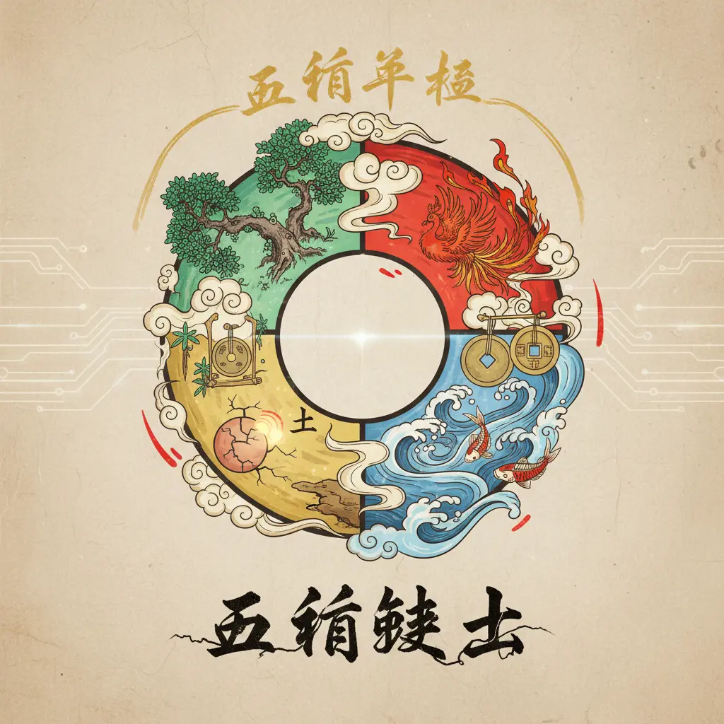 五行平衡 - 五行缺土