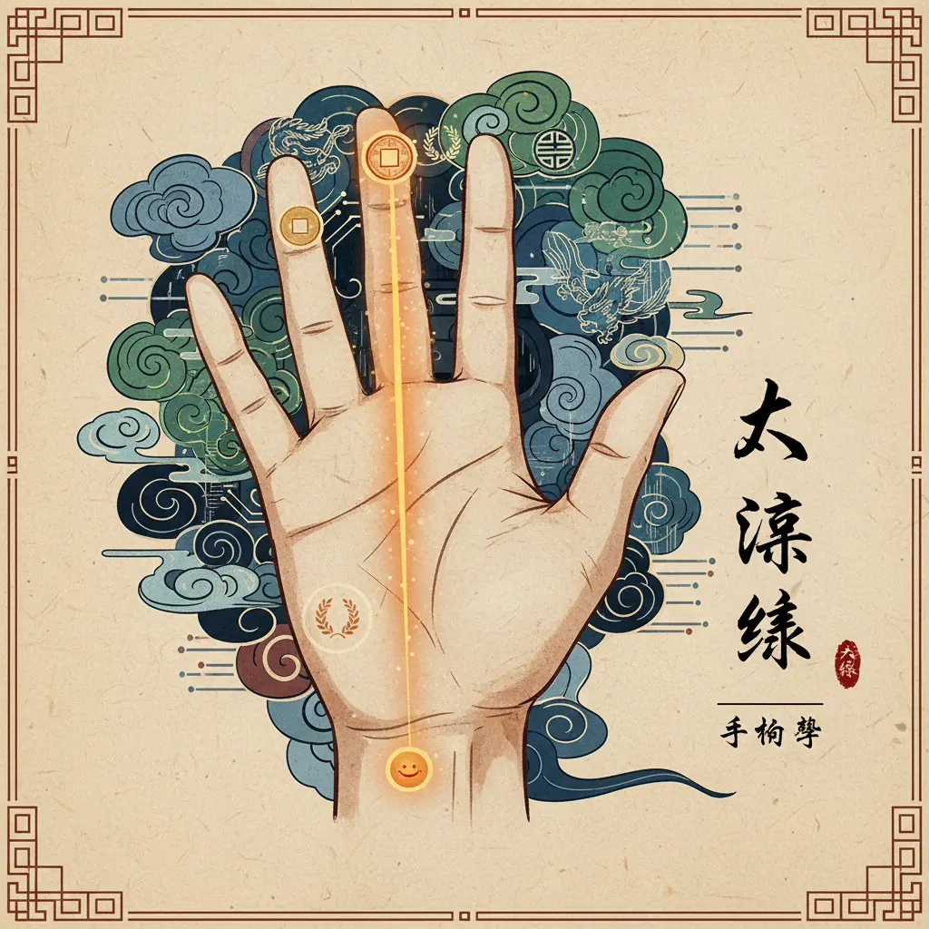 手相學 - 太陽線