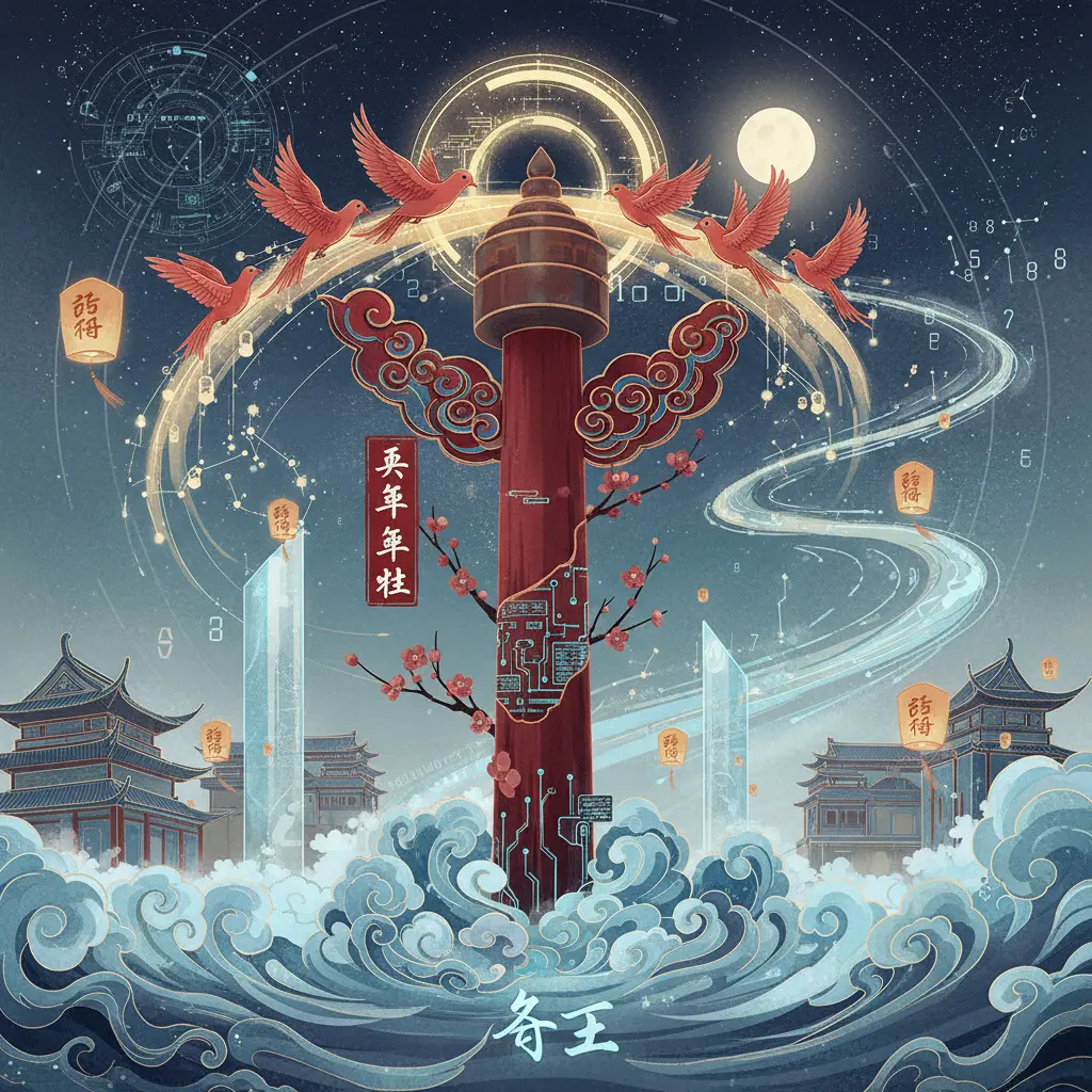 朱鵲橋 - 冬至更年柱