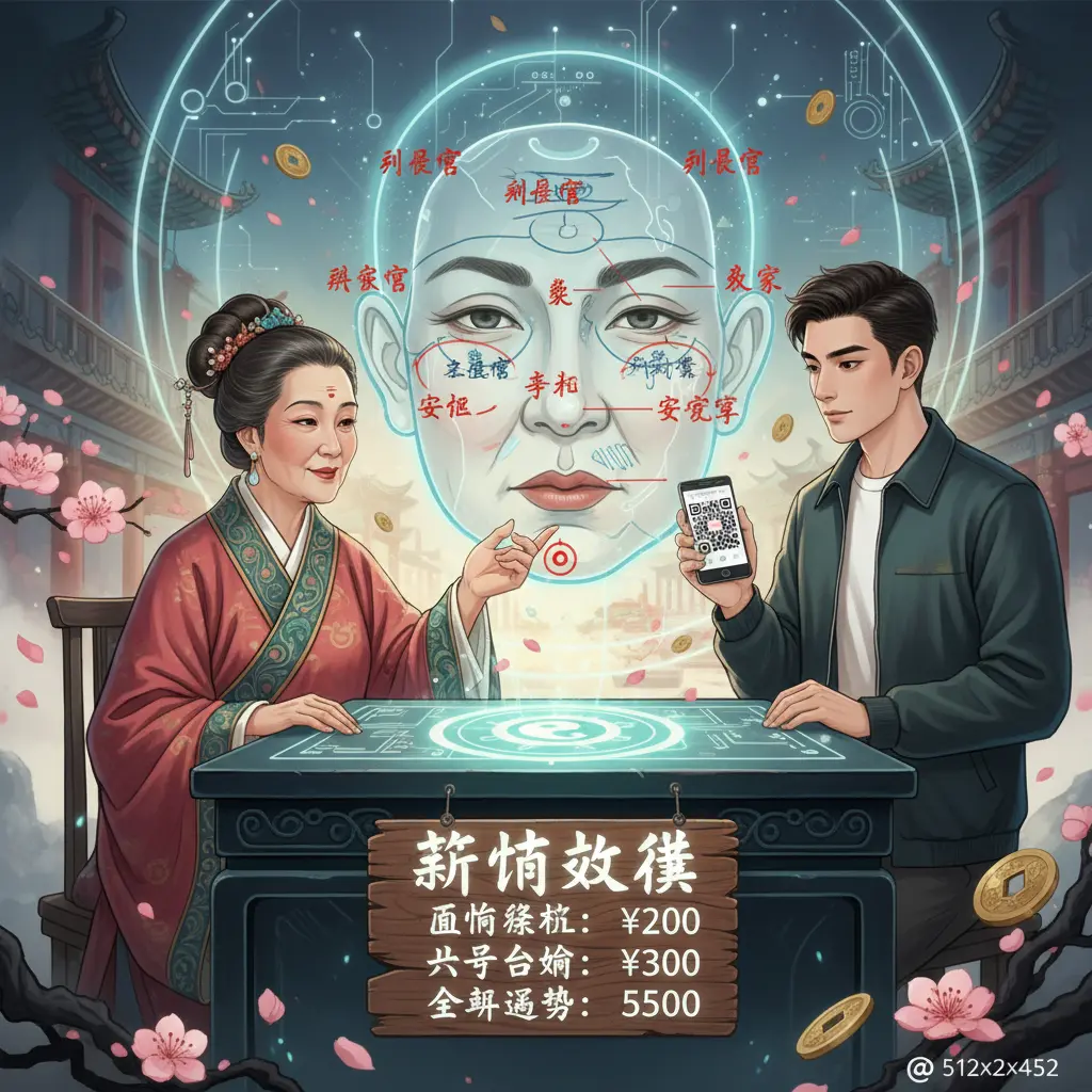 算命收費 - 面相學