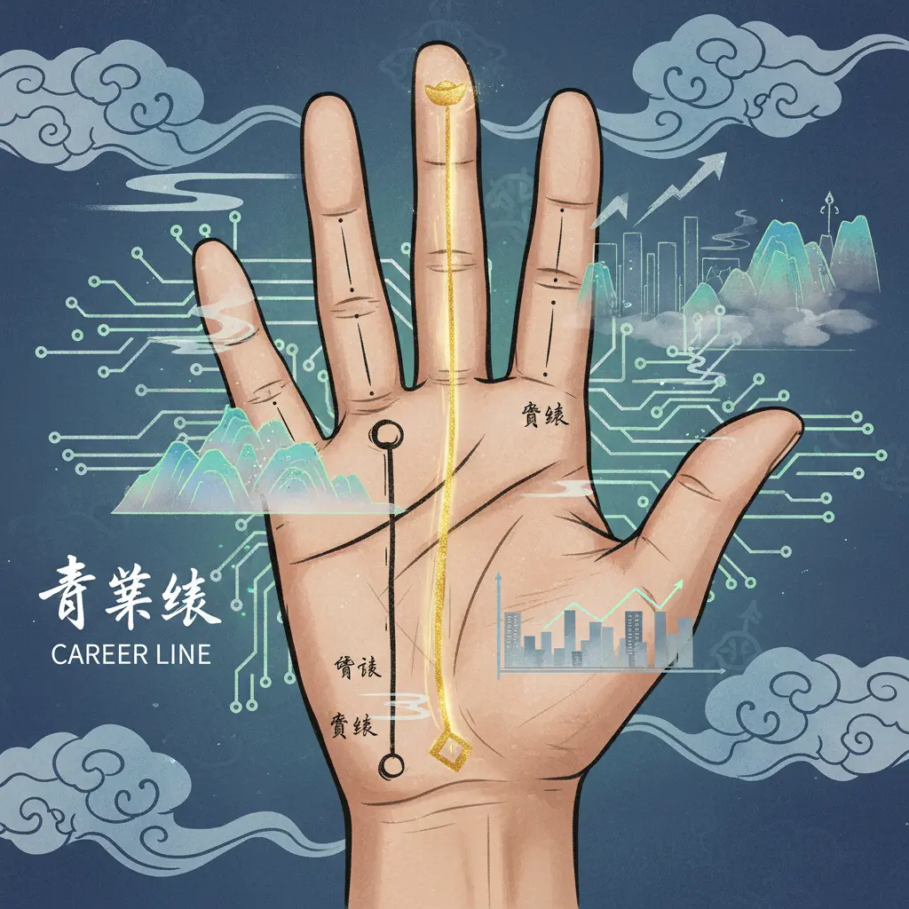 手相學 - 事業線