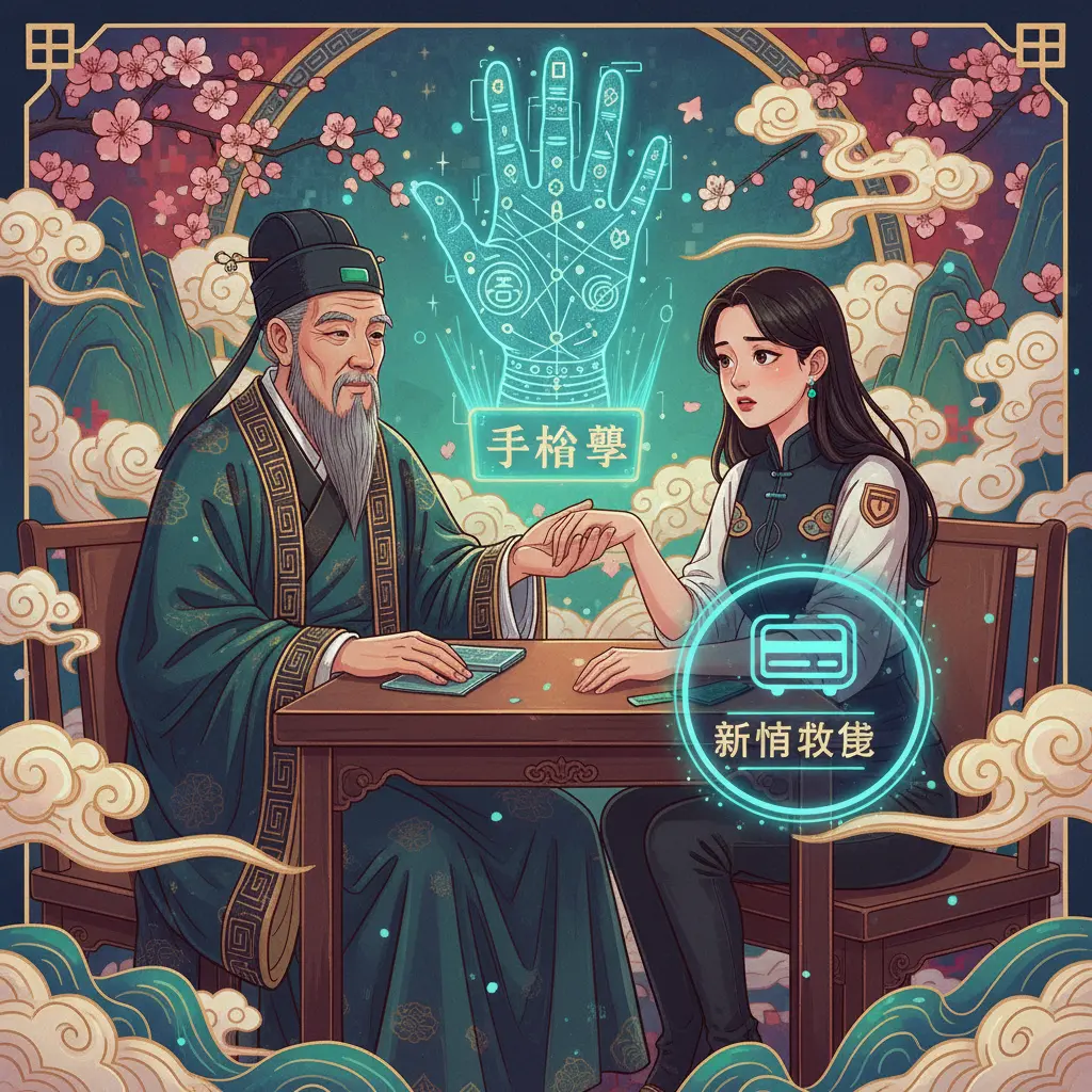 算命收費 - 手相學