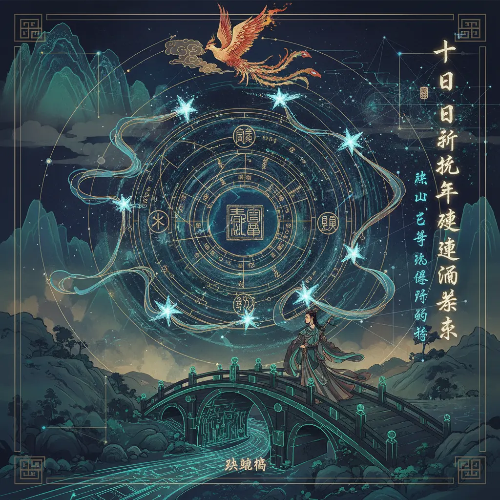 朱鵲橋 - 十日主流年變通星表